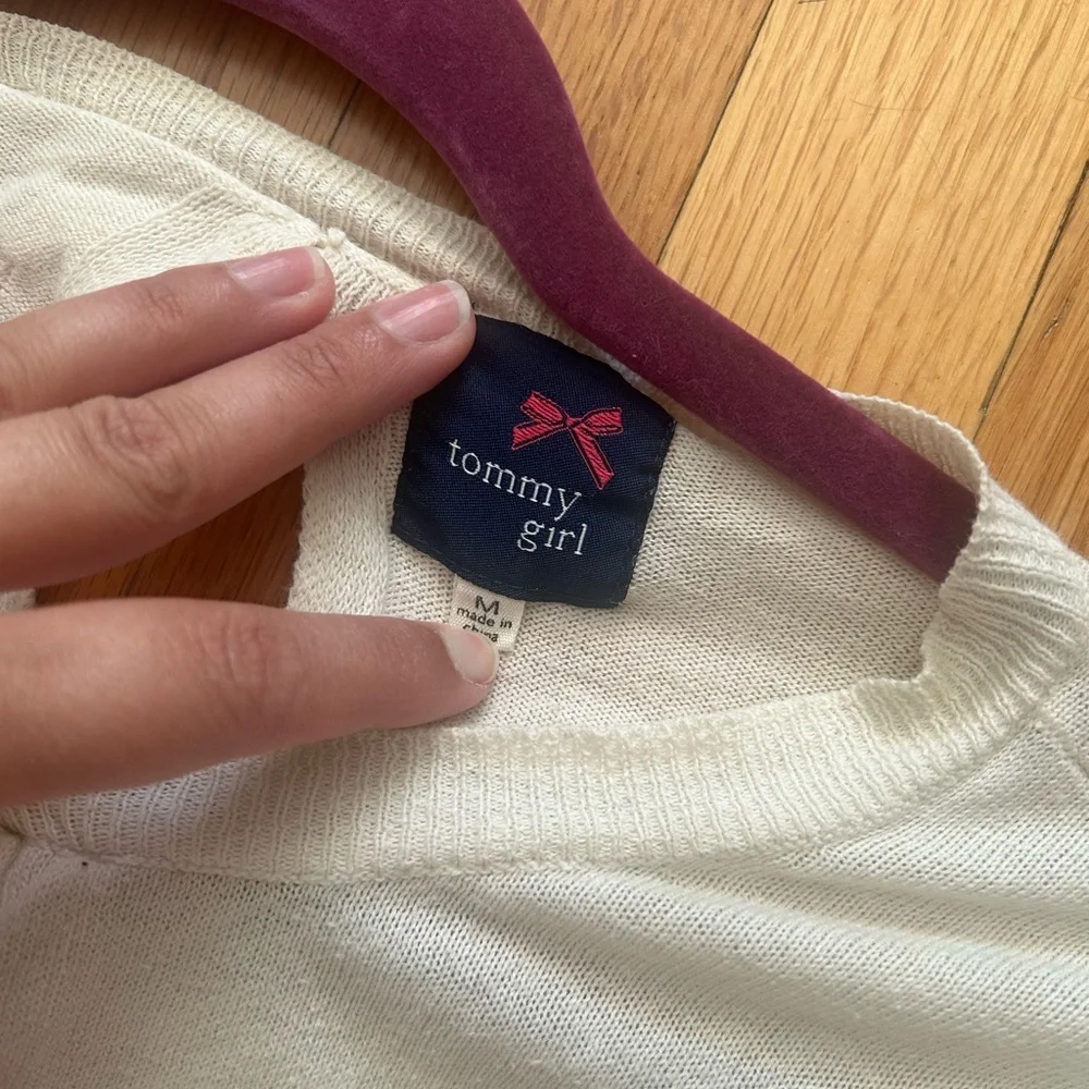 Tommy Girl Bow Cardigan - Picture 6 of 6